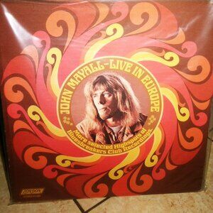 john mayall live in europe 1971 lp vinyl mint - uk jazz blues rock mick taylor